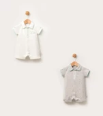 Babyhola %100 Pamuk Kız Erkek Bebek Tulum Bayramlık 13756 - 6