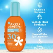 Arko Suncare SPF30+ Yüksek Korumalı Vücut Güneş Spreyi 200 ml - 2