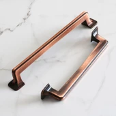 Penguen 160 mm Eskitme Antik Bakır Metal Mobilya Mutfak Çekmece Dolap Dolabı Kulpu Kulbu Kulpları thumbnail 4