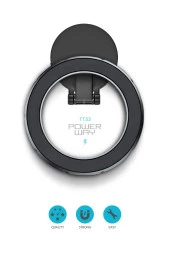 Powerway TT55 Mıknatıslı Araç İçi Yapışkanlı Magsafe Destekli Telefon Tutucu - 2