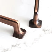Penguen 160 mm Eskitme Antik Bakır Metal Mobilya Mutfak Çekmece Dolap Dolabı Kulpu Kulbu Kulpları thumbnail 2