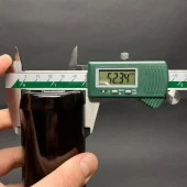 250 cc Amber Sert Plastik  Şişe - Siyah Kilitli Kapaklı- Uzun Kahverengi Pet Şişe x 10 Adet thumbnail 3