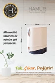 Yıkanabilir Puf Tabure Kılıfı Tak-Çıkar-Değiştir-Yenile Orta Sehpa Kılıfı Kc Meek Bej - 5