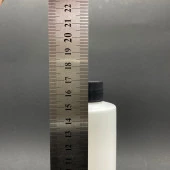 250 cc Beyaz PE  Şişe - Siyah  Kapaklı- 250ml Kapaklı Plastik Şişe x 10 Adet thumbnail 2