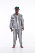 Kocabey 4007 Uzun Kol Çizgili Gaffur Erkek Pijama Takım - 2