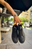 CH979 Santoni CRT Spor Erkek Ayakkabı SIYAH thumbnail 5