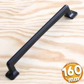 Penguen 160 mm Siyah Metal Kulp Mutfak Çekmece Mobilya Dolap Dolabı Kapak Kulpları Kulpu Kulbu 16 cm - 1