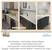 Stella Su Bazlı Akrilik Boya Antik Beyaz thumbnail 4