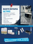 Stella Boya Banyo Zemin Ve Duvar Boyama Seti 2 Lt - 1
