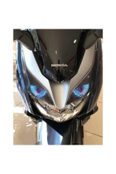 Honda Pcx Far Stiker+far Kaşı 2018-2019-2020 Uyumlu Kırmızı thumbnail 6