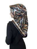 Quare Rayon Tivil Eşarp Desenli Rayon Eşarp 1070  ÇAĞLA - 1