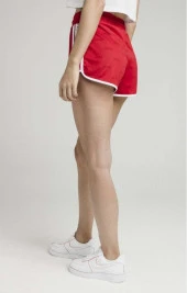 SikSilk Şeritli - Shadow Silk Gym Shorts – Red - 2