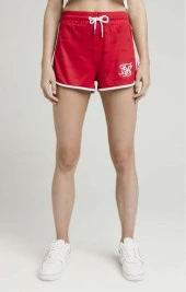 SikSilk Şeritli - Shadow Silk Gym Shorts – Red - 1
