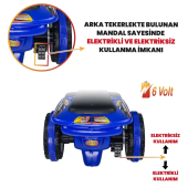 UJ Toys Uzaktan Kumandalı Akülü Atv 6v Safari 2-4 Yaş Mavi - 5