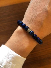 Lapis Lazuli Doğal Taş Bileklik - 1