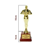 Kişiye Özel Tasarlanabilen Oscar Ödül Heykeli Küçük Boy 26 cm - 1