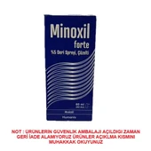 Minoxil Forte %5 60 ml Paket Deri Bakım Spreyi - 1