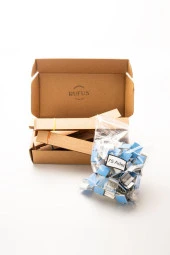 Ahşap Mum Fitili + Yapışkanlı Sehpa - 75 Adet ( 20mm x 150mm x 0,5mm ) thumbnail 4