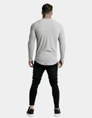 SikSilk Fırçalı Örgü Erkek Jumper Gri - 4