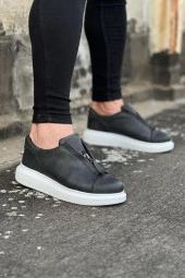 WG010 Gri Cilt Erkek Casual Ayakkabı thumbnail 1