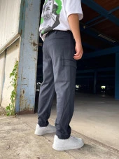 Premium Baggy Kargo Kumaş Pantolon Koyu Lacivert - 3