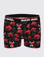 John Frank Dijital Erkek Boxer - Bulls thumbnail 2