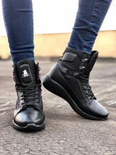 BA0600 Bağcıklı Siyah,ST Boksör Unisex Spor Postal Bot thumbnail 1