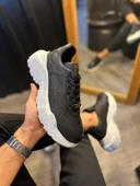 Yüksek Taban Günlük Ayakkabı N75 Siyah (Beyaz Taban) thumbnail 2