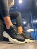 Yüksek Taban Günlük Ayakkabı N75 Siyah (Beyaz Taban) thumbnail 4