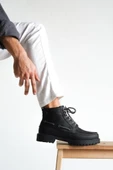 Yüksek Taban Ayakkabı B-020 Siyah (Siyah Taban) thumbnail 3