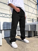 Premium Baggy Erkek Kot Pantolon Siyah - 1