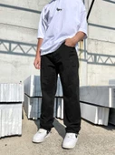 Premium Baggy Erkek Kot Pantolon Siyah - 3