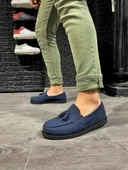Loafer Erkek Ayakkabı 007 Mavi - 3