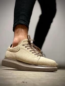 Yüksek Taban Günlük Ayakkabı 044 Vizon Süet thumbnail 1