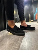 Günlük Spor Klasik Ayakkabı 717 Siyah Süet (Siyah Taban) thumbnail 2