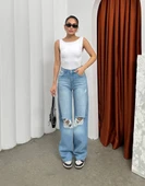 Premium Baggy Yırtmaç Kot Pantolon thumbnail 2