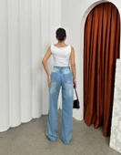 Premium Baggy Yırtmaç Kot Pantolon thumbnail 3