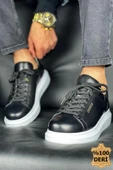 CH257 BT Hakiki Deri Erkek Ayakkabı SIYAH thumbnail 3