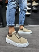 Yüksek Taban Günlük Süet Ayakkabı 144  Vizon Süet thumbnail 1