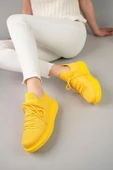 CH307 RT Tricot Kadın Ayakkabı SARI - 3