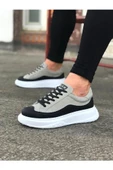 WG507 Siyah Gri Erkek Ayakkabı - 1