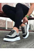 WG507 Siyah Gri Erkek Ayakkabı - 2