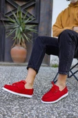 Mevsimlik Keten Ayakkabı 008 Kırmızı thumbnail 3