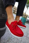 Mevsimlik Keten Ayakkabı 008 Kırmızı thumbnail 1