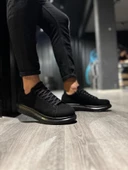 Yüksek Taban Günlük Ayakkabı 044 Siyah Süet (Siyah Taban) thumbnail 1