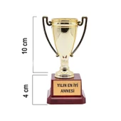 Kişiye Özel Tasarlanabilen Hediyelik Şampiyonluk Kupası 14 cm - 1