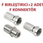 ANTEN KABLOSU BİRLEŞTİRME F BİRLEŞTİRİCİ - F ARA KONNEKTÖR KABLO EKLEME APARATI BİRLEŞTİRME - 1