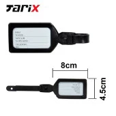 tarix 2 adet Turuncu Valiz kemeri + 1 adet Siyah valiz etiketi - 4