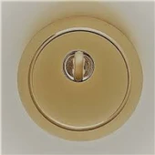 Sarı Çelik Kapı Ankastre Rozet (ince vida) thumbnail 6
