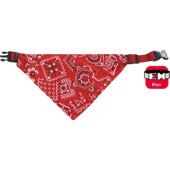 Karlie Bandanalı Tasma 25-40Cm Kırmızı - 1